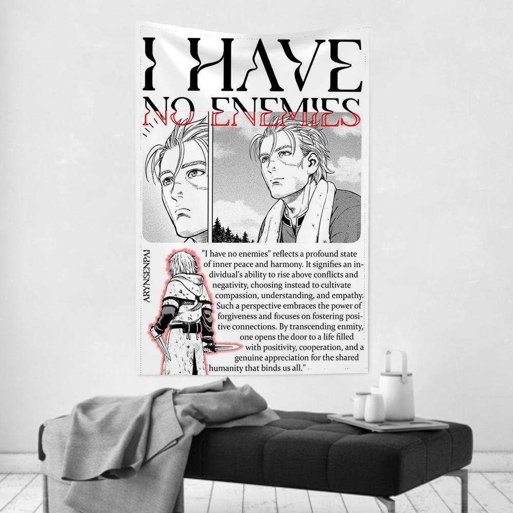 

Anime Comics Tapestry Room Decor VVinland Sagas Wall Cloth Party Hanging Background Room Decor Baby Room 74x94cm(29x37in)