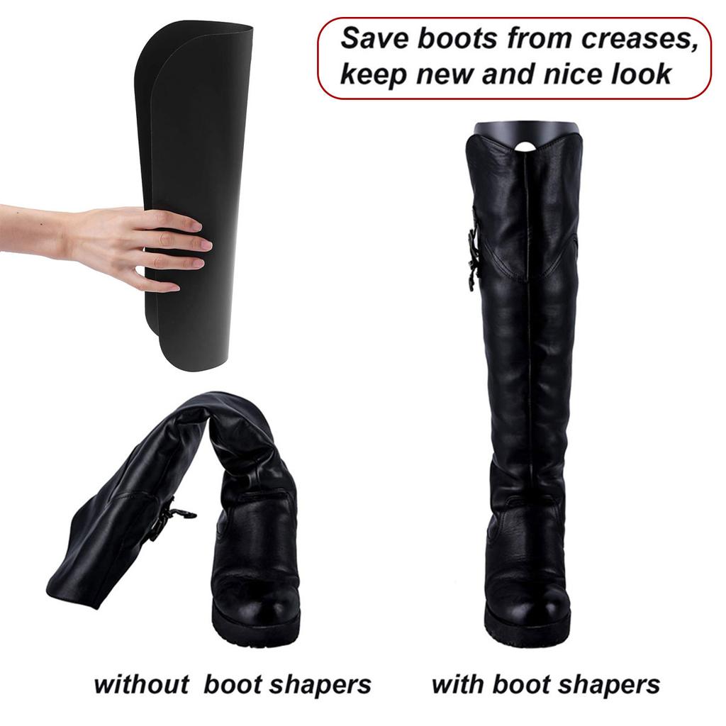 8Pcs Boot Shaper Stands Inserts 12/16inch Tall Boot Supporter Reusable Boot Stand Holder Anti Deformation Boot Tube Keep Shaper