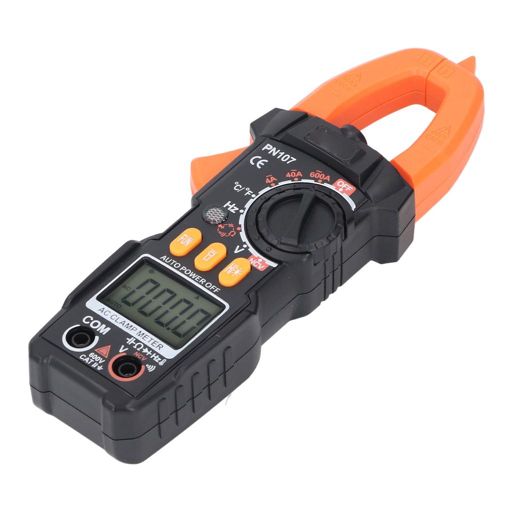 Clemă ampermetrică digitală 600A 600V 4000 de puncte NCV rezistență condensator diodă ampere tester de tensiune