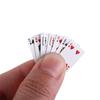 Home Decoration Miniature Dollhouse Miniature Games Poker Playing Poker Cards Mini Playing Cards
