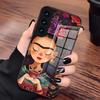 F-Frida Kahlo Phone Case For Samsung A25 A13 A33 5G A54 A36 A35 A56 A52 A14 Shockproof Glass Cover