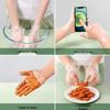 Transparent Thickened TPE Disposable Gloves, Food-Grade and Durable, Pull-Out Type for Household Use