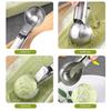 1Pcs Stainless Steel Scooping Spoon Rebound Snowball Maker Ice Cream Spoon  Home Kitchen Tools