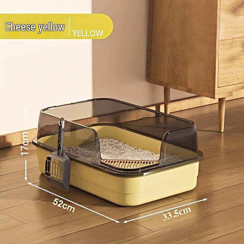 Extra Large High-Sided Anti-Tracking Cat Litter Box