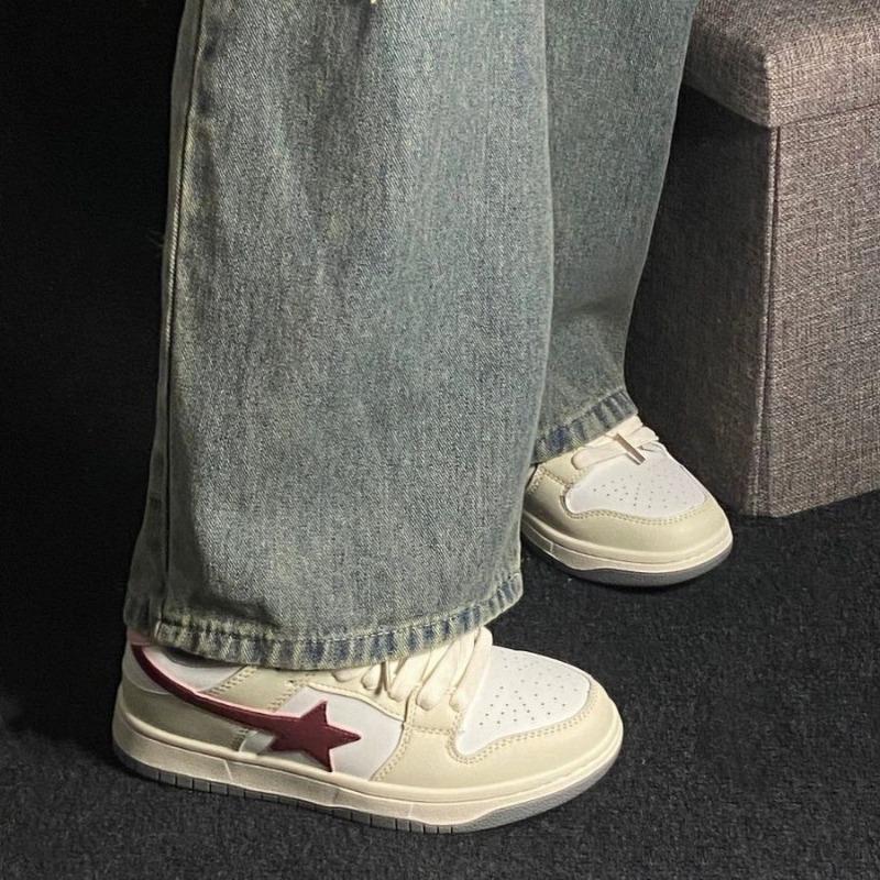 Populära damskor Retroskor Skor med tjock sula Sportskor Fritidsskor Studentskor