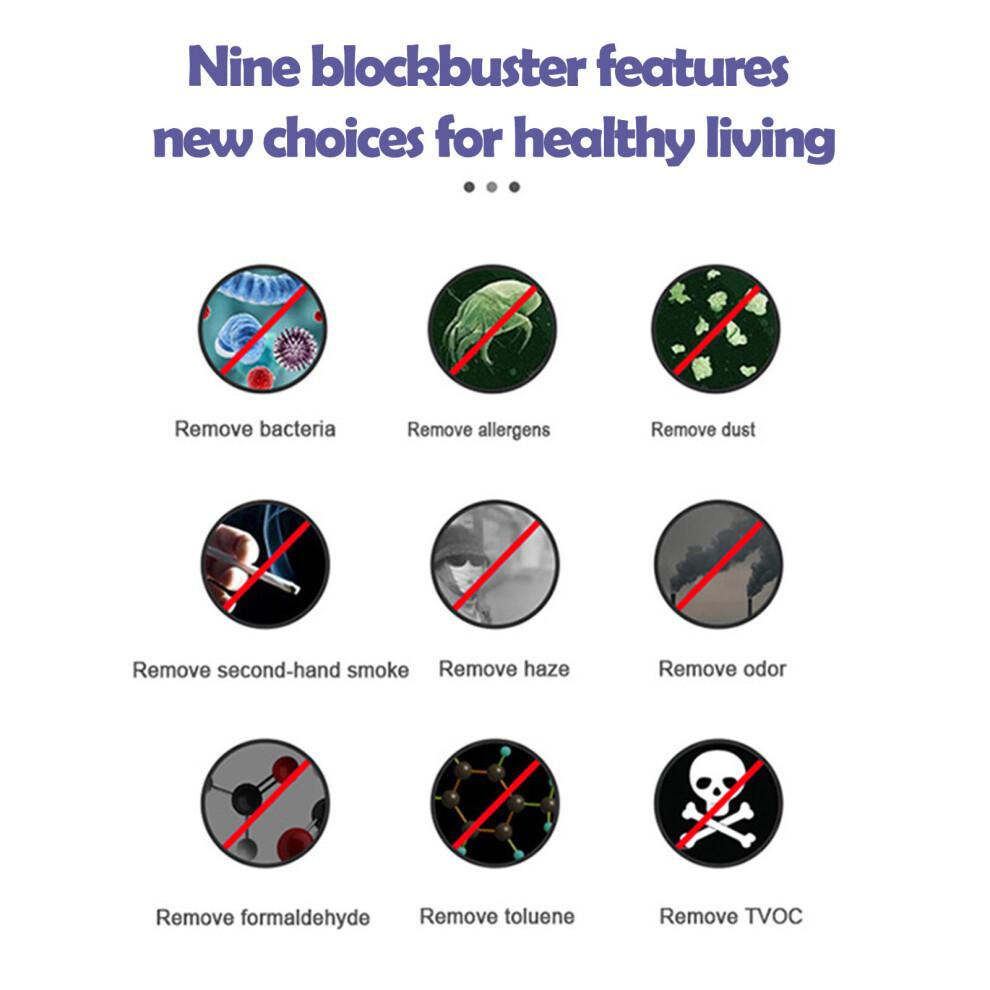 Air Purifier Cleaner Dust Smoke Filter Diffuser