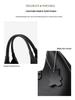 Women's Large Capacity Soft Leather Handbag - 2025 New Korean Style, Fashionable Single Shoulder Crossbody Bag for Moms