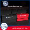 Für VW Volkswagen Jetta MK5 Golf Auto Logo Großer Platz Faltbare Aufbewahrungsbox Kofferraum Auto Reisetasche Für Volkswagen VW RLine R Golf A