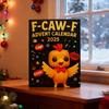 2025 Christmas Advent Calendar with Mini Chicken Ornaments 24-Day Countdown Box for Family Fun And Festive Atmosphere