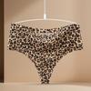 Lady Summer One-piece Silk-Free Breathable High-Waisted Abs-Controlling Yoga Thong Underwear