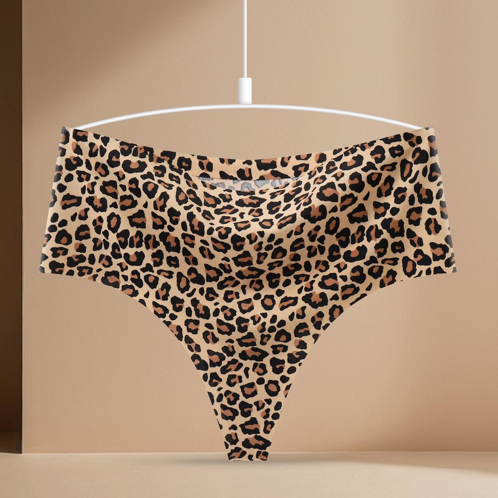 Lady Summer One-piece Silk-Free Breathable High-Waisted Abs-Controlling Yoga Thong Underwear