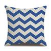 Mediterranean Style Nordic Modern Pillowcase Geometric Pattern Office Pillow Car Sofa Cushion Cover