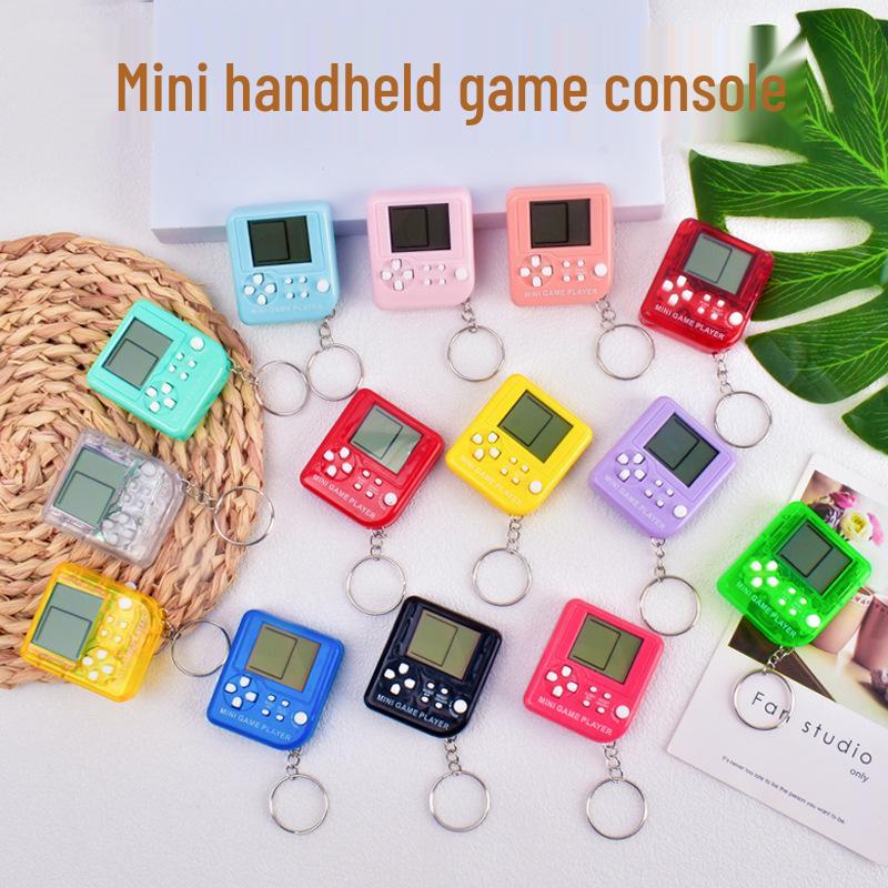 Nøkkelanheng for barn med pedagogisk retro spillkonsoll