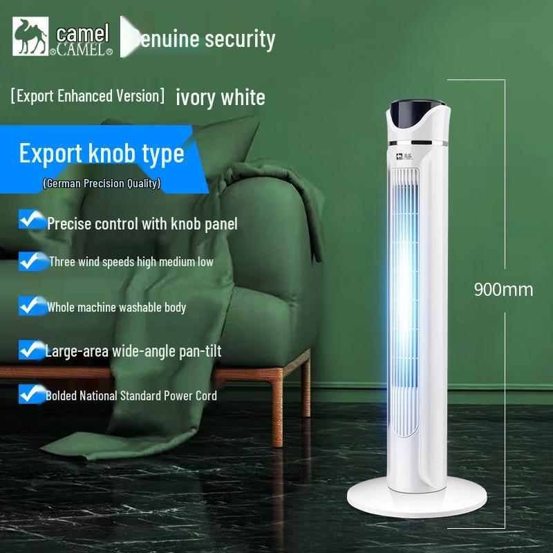 Bladeless Oscillating Tower Fan with Voice Control