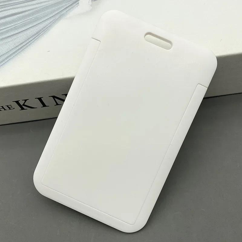 Fashion Plastic Card Cover Sleeve Unisex Business Credit ID Card Holder Student Bus Card Protect Holder Wallet Case Bag Pouch
