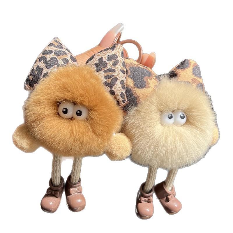 Cute Little Coal Ball Bag Pendant Backpack Exquisite Doll Hanging Decoration Cartoon Doll Car Keychain