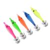 5pcs Durable Sleeve  Fish Squid Fish Baits Luminous Hooks Fishing Accessory