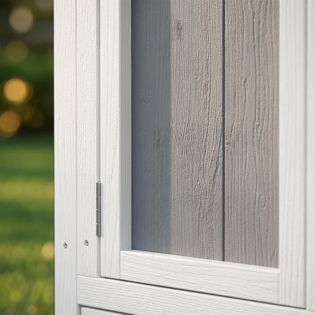 Hühnerstall Holz Hühnerhaus mit abschließbarer Tür Legenest Wasserdichtes PET-Dach für 3-4 Hühner, 145x90x92 cm Grau