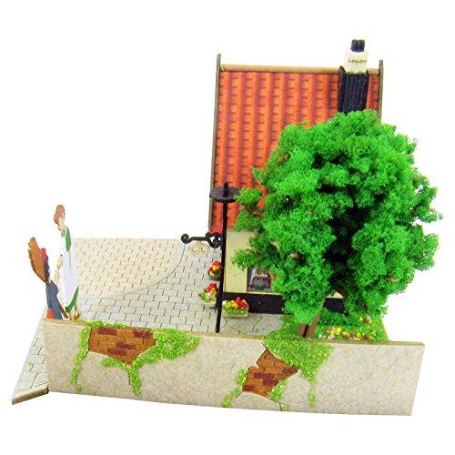 Sankei Studio Ghibli Mini Kiki's Delivery Service Osono & Kiki Papercraft Model MP07-07 Multicolor