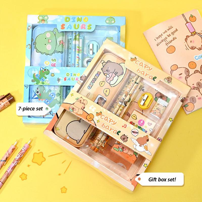Cute Cartoon Stationery Sets Student Rewards Kindergarten Class Prizes Children'S Learning Supplies