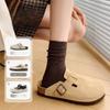 Women's Mid-calf Socks for Autumn and Winter, Boneless, Rolled-up, Pure Cotton Socks, Anti-slip, Breathable, Sweat-absorbing, Odor-proof, Pile Socks