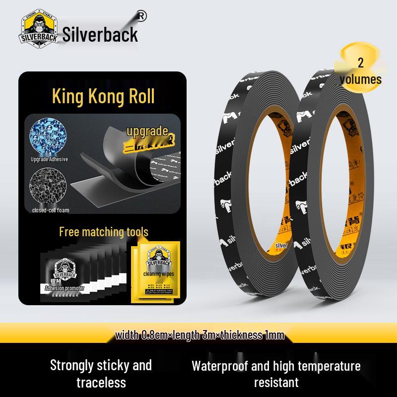 Серебряногорлая Горилла Сила Двусторонняя Высоковязкая Без Следов 3m Пенопластовая Лента