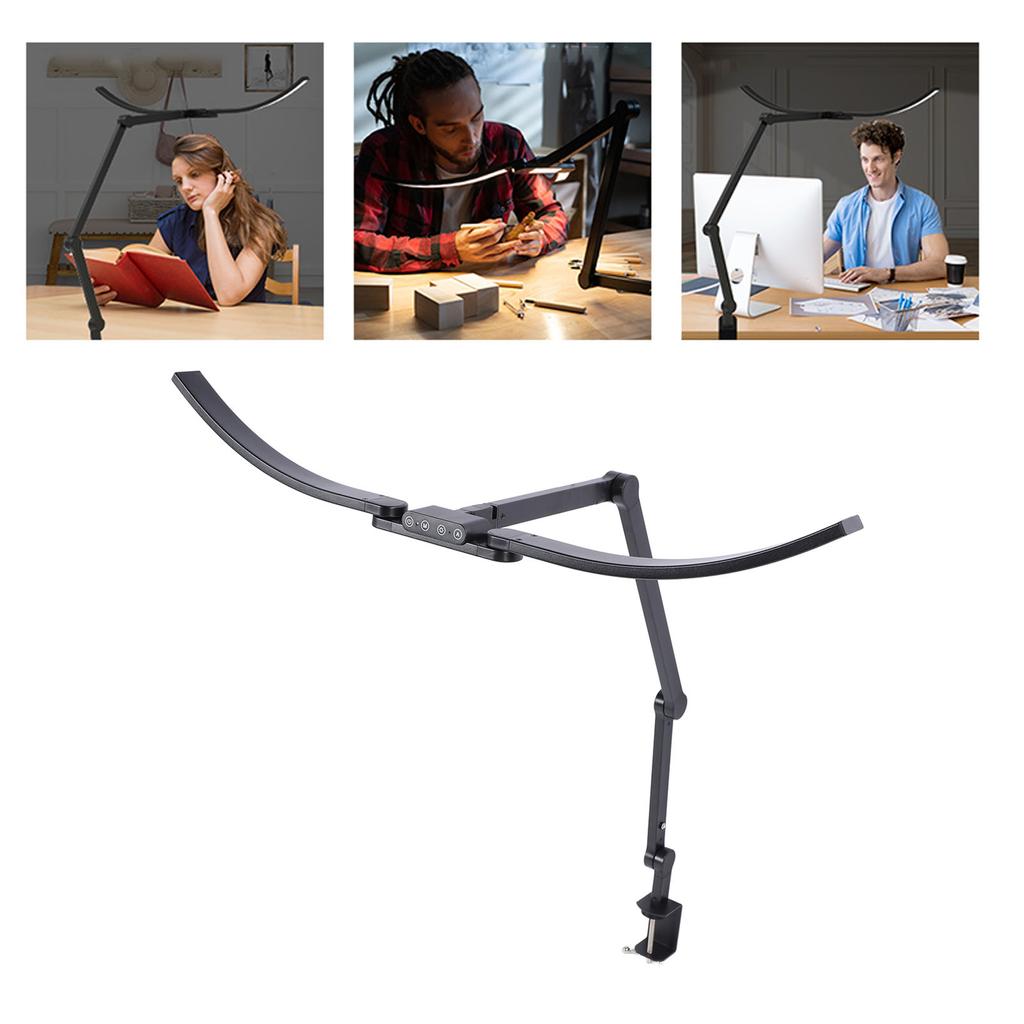 Architect Desk Light 3000 to 6500K Auto Dimmable Adjustable Angle Eye Caring Desktop Reading Lamp