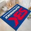"Superbike Logo Carpet with Bold Red and Blue Design for Home Decor" Suitable for use as an anti-slip for living room bedroom sofas