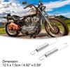 ACROPIX Motorcycle Kickstand Side Stand Return Spring for Suzuki GN125 GS125 Silver Tone 2pcs