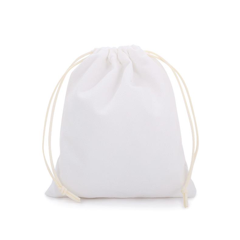 Suede Drawstring Storage Bag Reusable Gift Pouch for Jewelry Handbag Electronics Dustproof Pouch for Travel Organizer