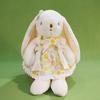 Plush Rabbit Toy With Bow And Dress Decoration Fur For Kids Birthday Gift