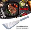 Silicone Fish Spatula Stainless Steel Slot Nonstick Coating Spatula for Frying Beefstk Egg