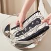 Long Fetter Oven Gloves Reinforced Heat Security Never Slip Outside for Baking Roasting Cooking