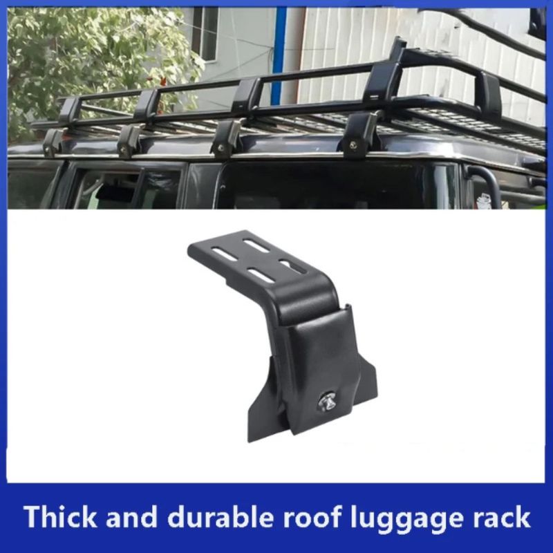Adjustable Steel Roof Rack Mounting Bracket Rain Trough Clamp Foot Bracket Gutter Mount Universal Design Gutter Mounting