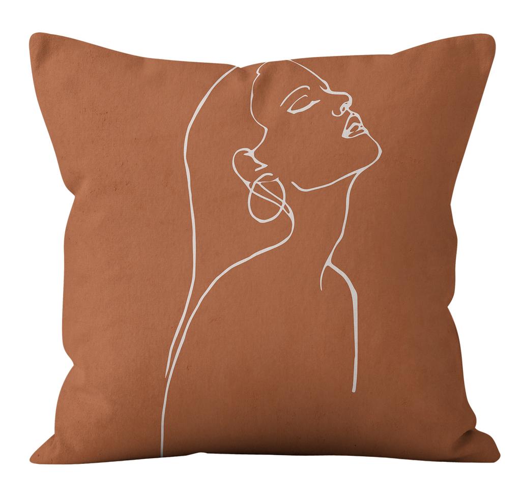 Nordic Wasabi Style Abstract Pillowcase Modern Simple Home Sofa Bedside Cushion Cover