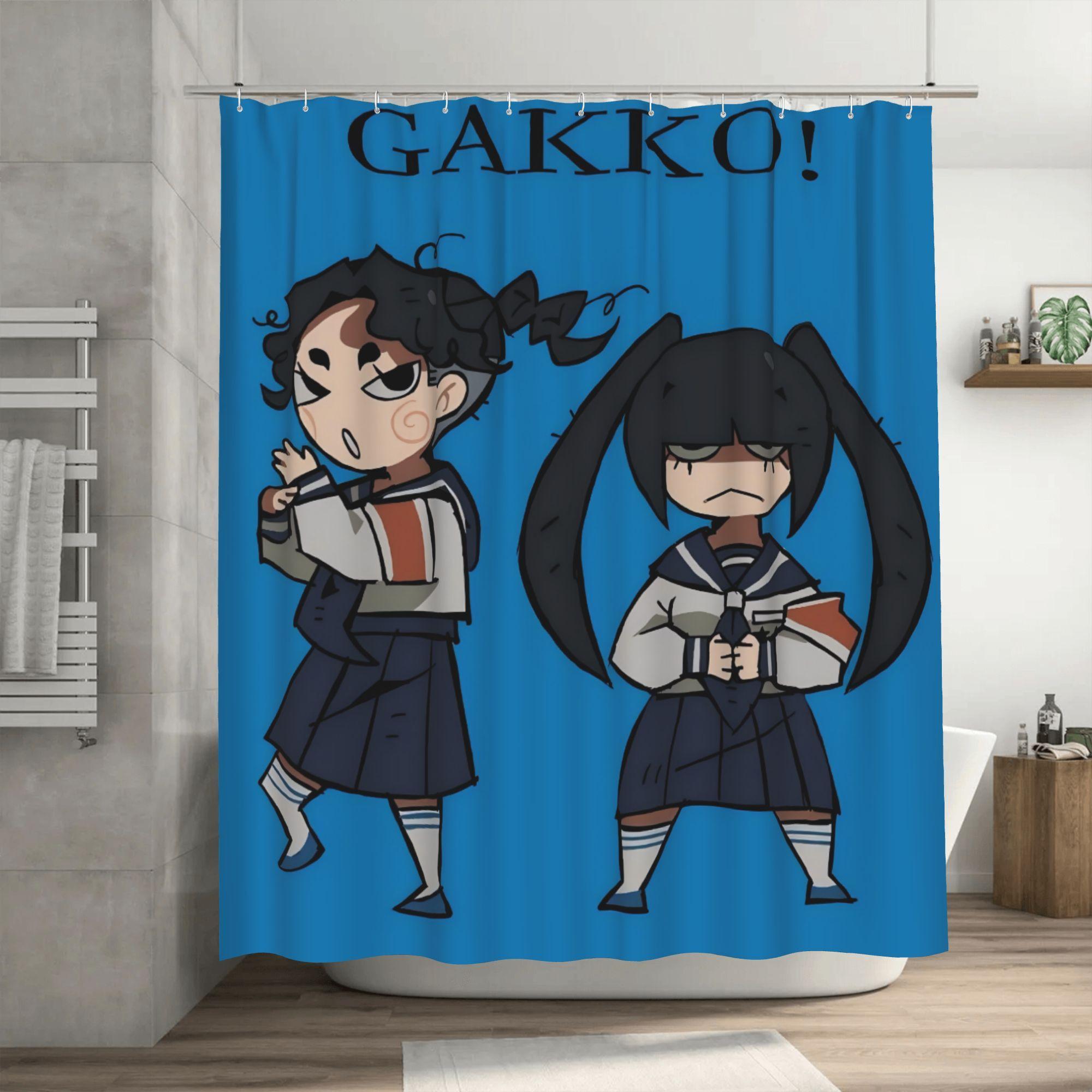 Anime Cartoon Vibrant Shower Curtain Bathroom Accessories Classic Character Design Bathroom Decorations 90x180cm