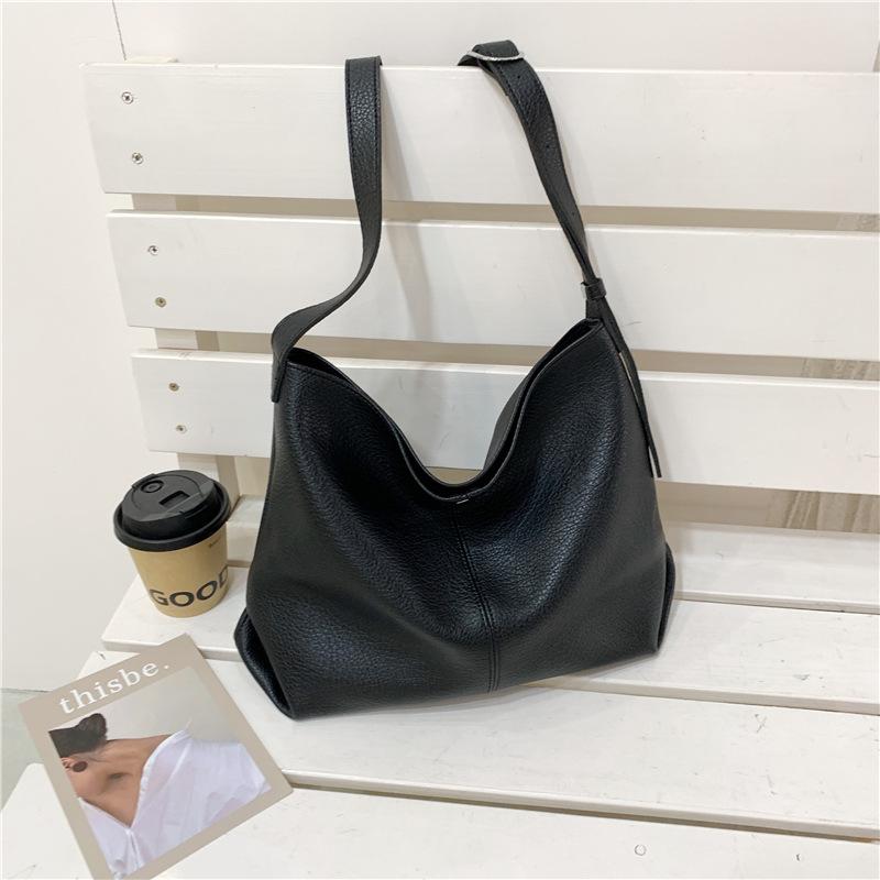 

Летняя ретро новая сумка большой вместимости женская модная популярная сумка-мессенджер сумка на плечо чёрный