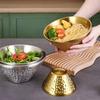 304 Stainless Steel Salad Mixing Bowl Korean Style Soup Fruit Bowls Ice Shaved Bowl  Kitchen