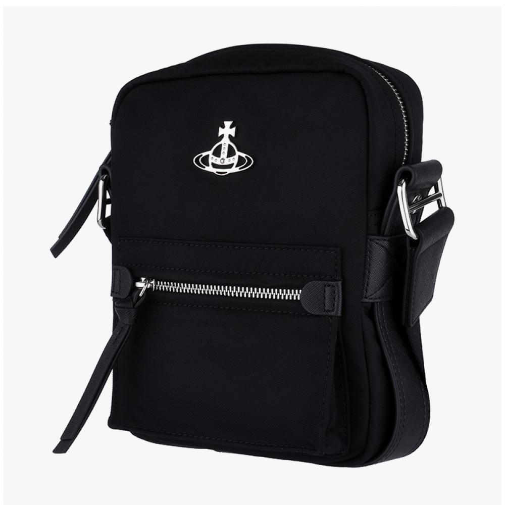 Vivienne Westwood Jackson Nylon Satchel Small Crossbody 4803000bu W001y N401