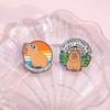 Adorable Cartoon Capybara Brooch With Unique Design And Colorful Finish For Fashionable Accessories