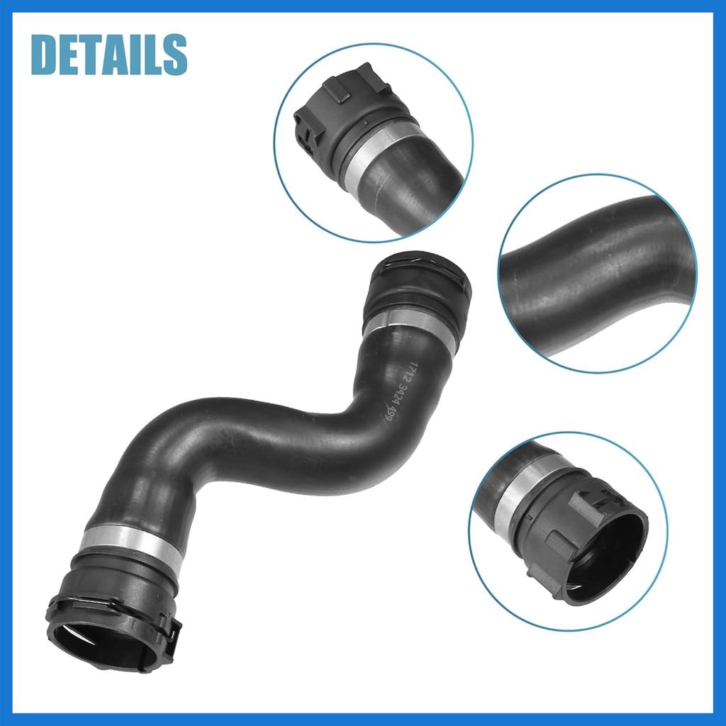 Engine Radiator Coolant Heater Hose Engine Water Pipe Fit for BMW X3 3.0si 3.0L L6 - Gas 2007-2008 No.17123424499- Pack of 1 Auto Accessories