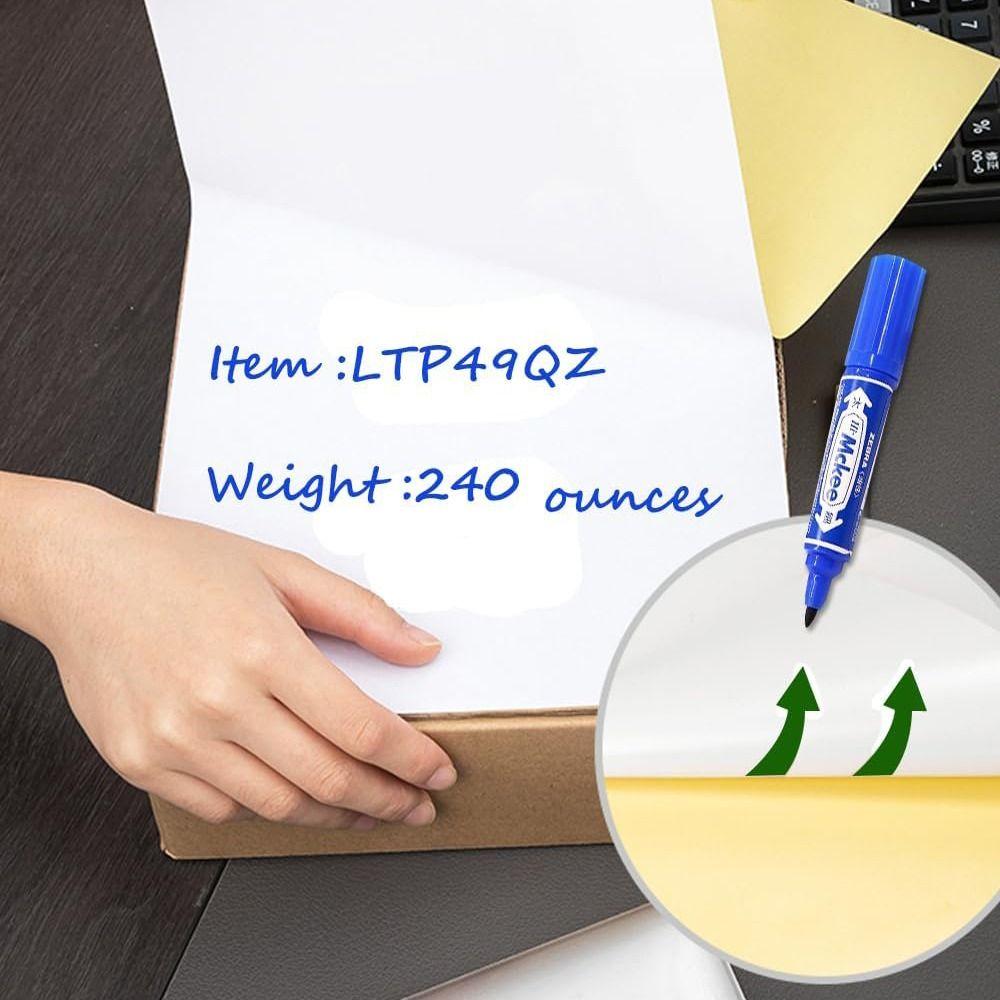 A4 Self-Adhesive Paper Writable Paper Sheet New Label Copier  Laser Inkjet Printer