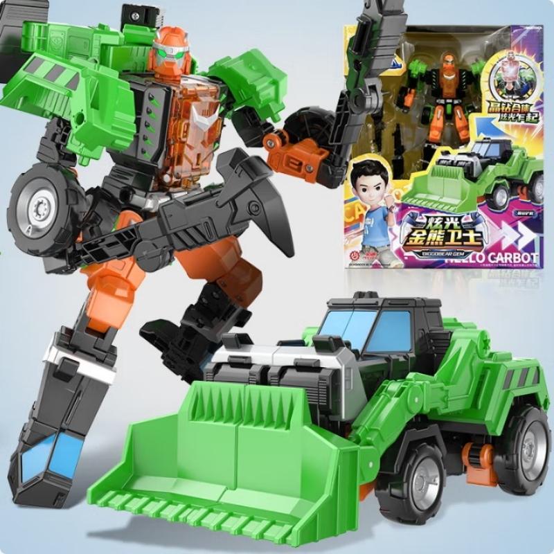 Nouă Echipă de Bestii de Cristal Iluminată Ediție de Elită Hello Carbot Robot Transformabil Jucărie Figurină de Acțiune Model Mecha Anime pentru Băieți Copii
