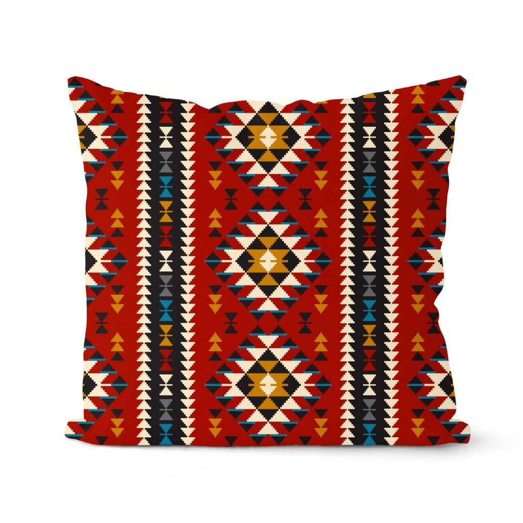 Ethnic Style Throw Pillow Cover Retro Abstract Decoration Home Bedroom Living Room Sofa Cushion Pillow Cover