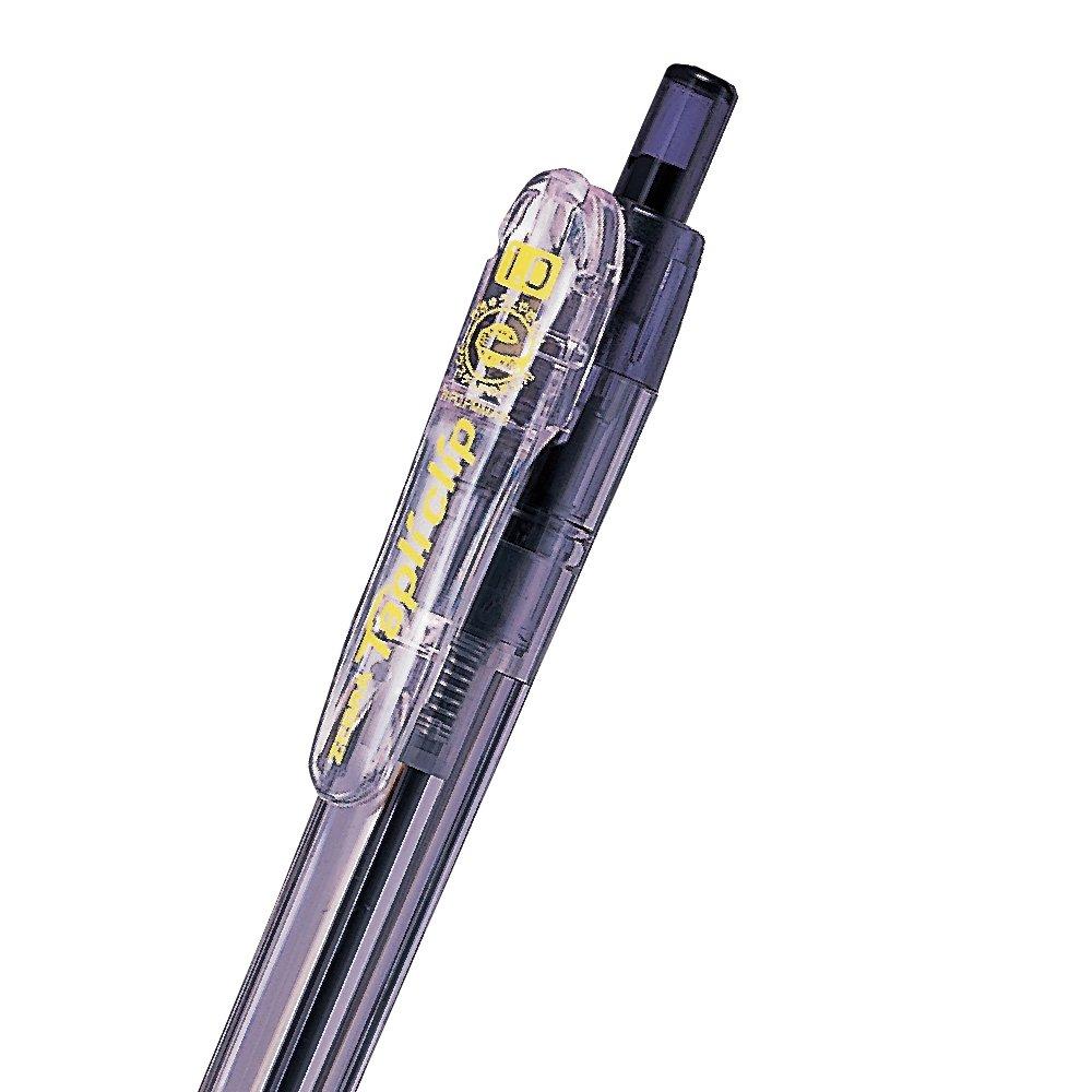 Zebra TapliClip Ballpoint 10 Oil-Based Pen, 1.0, Black, Pens, B-BNB5-BK