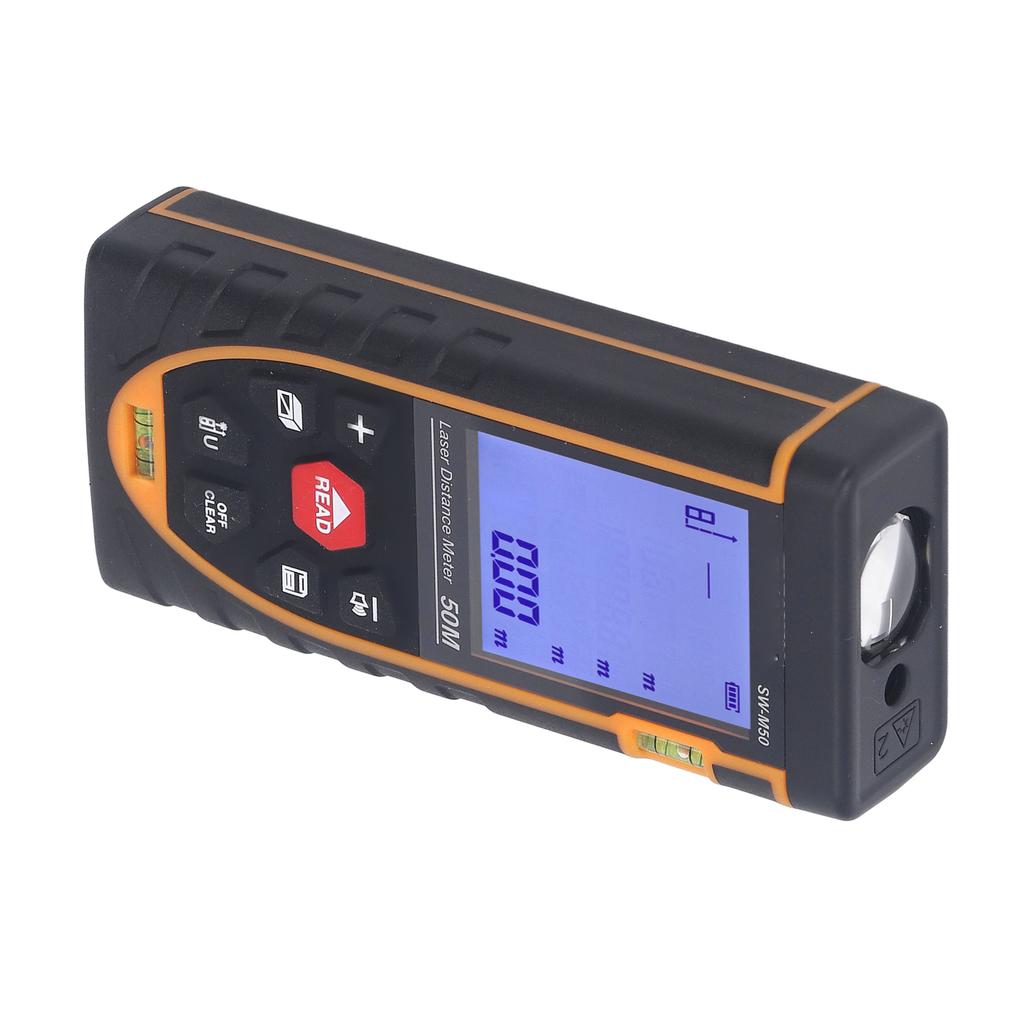 Infrared Laser Distance Meter Finder Large Backlit Screen High Accuracy Handheld Laser Distance Measure