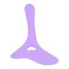 Eyeliner Stencil Professional Silicone Mascara Lipstick Drawing Aid Makeup Applicator Tool for Makeup Artist Purple