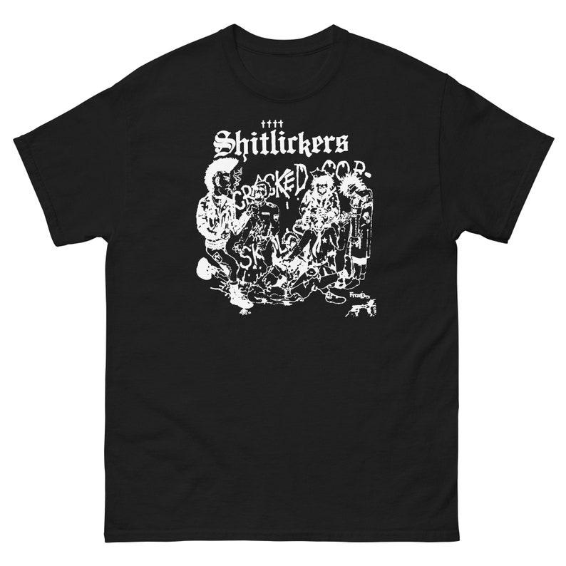 

230 Gsm 100% Cotton Swedish Hardcore Band Men S Classic Tee XXS чёрный