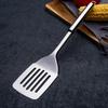 Stainless Steel Kitchen Set: Includes Heat-Resistant Spatula, Slotted Spoon, Soup Ladle for Home and Outdoor Use