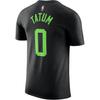 Nike Letter And Number Print Crew Neck Regular Short Sleeve T-Shirt Men Tops Black HJ2766-015